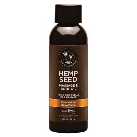 Earthly Body Hemp Seed Massage Oil Dreamsicle 2oz