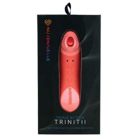 Sensuelle Trinitii 3 in 1 Suction Tongue Coral