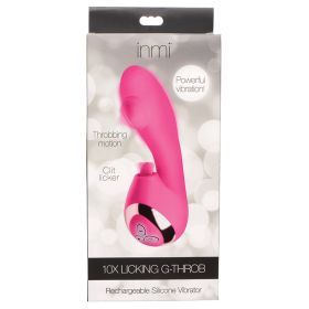 Inmi 10X Licking G Throb Rechargeable Silicone Vibrator