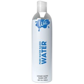 Wet Water Luxury Waterbased Lubricant (Option: 32oz)