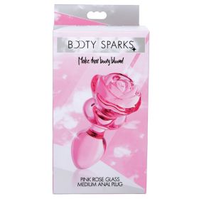 Booty Sparks (Option: PINK Rose Glass Anal Plug Medium)