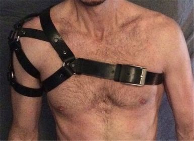 European And American Leather Belt Men's Underwear (Color: LM039)